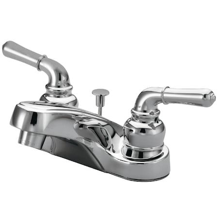 Kingston Brass 4" Centerset Bathroom Faucet, Polished Chrome GKB251